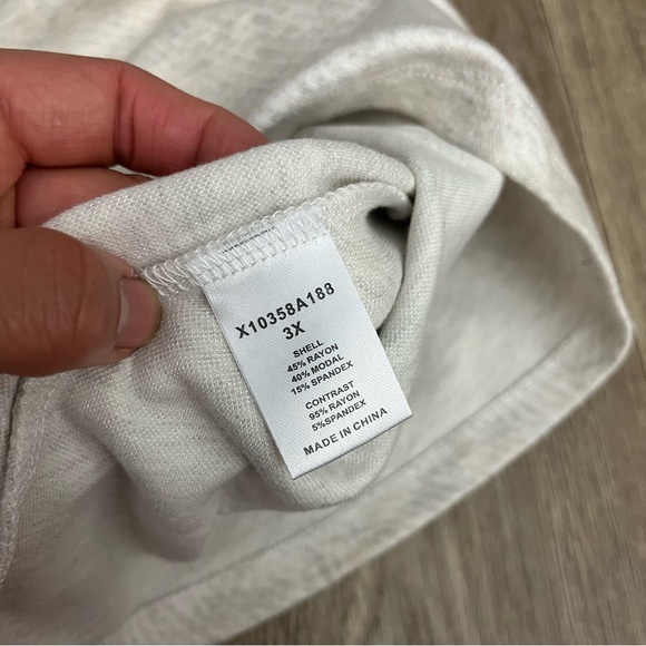 Tart 3X Sleeveless modal blend print swing dress stretch - Picture 8 of 9